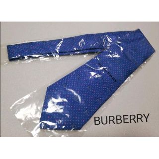 バーバリー(BURBERRY)の大人気★BURBERRYバーバリー★ホースロゴ&ピンクドット柄高級ネクタイ★(ネクタイ)