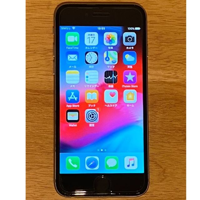 Apple(アップル)のiPhone6 64GB au バッテリー100% スマホ/家電/カメラのスマートフォン/携帯電話(スマートフォン本体)の商品写真