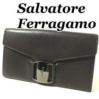 サルヴァトーレフェラガモ(Salvatore Ferragamo)の2008-8 / サルヴァトーレ フェラガモ メンズ 長財布 ダークブラウン(財布)