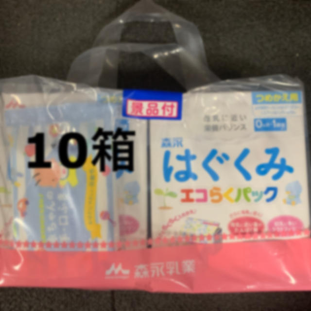 森永 はぐくみエコらくパック つめかえ 10箱 インターネット通販 7693