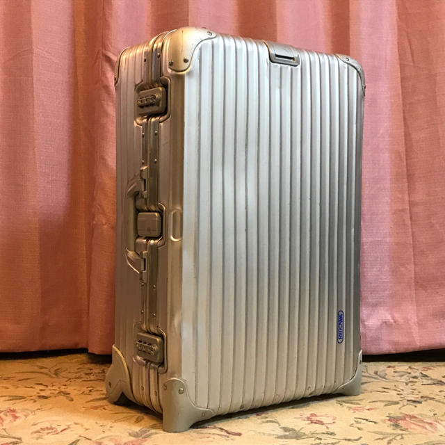 【売約済】RIMOWA リモワ TOPAS トパーズ 青ロゴ 2輪 希少トパーズ