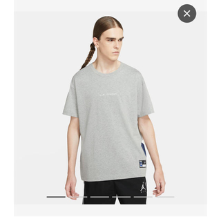 ナイキ(NIKE)のNIKE Jordan×Fragment Tシャツ　グレー　サイズxs(Tシャツ/カットソー(半袖/袖なし))