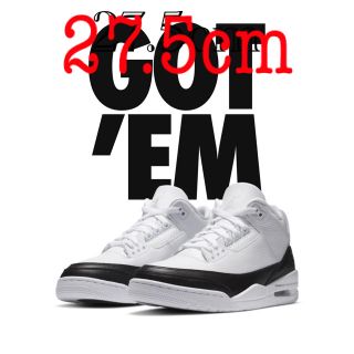 フラグメント(FRAGMENT)のNIKE AIR JORDAN3 Fragment 27.5(スニーカー)