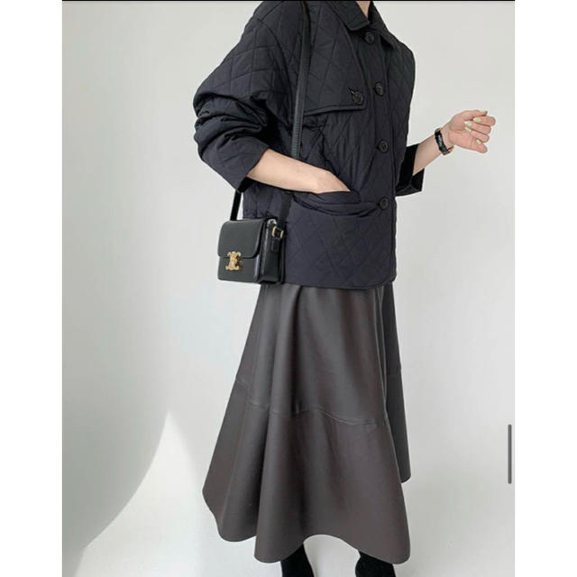 ZARA(ザラ)のbirthdaybash  レザーフレアスカート レディースのスカート(ロングスカート)の商品写真