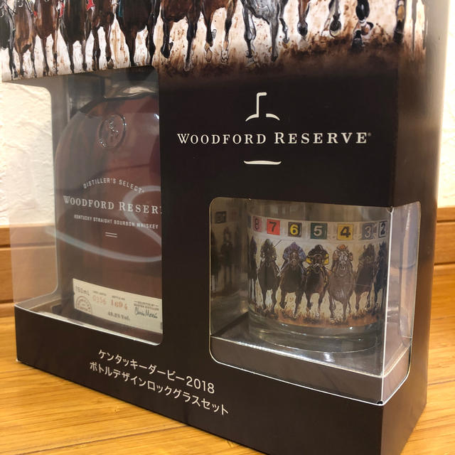 未開封★WOODFORD RESERVE【ウッドフォード・リザーブ】 2本セット 750ml グラス付 箱なし