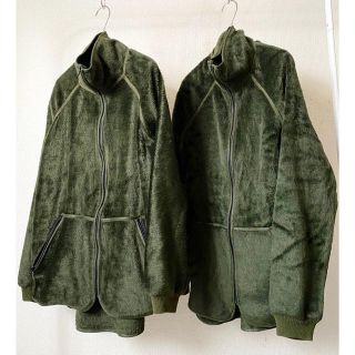 マルタンマルジェラ(Maison Martin Margiela)の希少 vintage オランダ軍 ミリタリー 緑 フリースジャケット ブルゾン(ミリタリージャケット)