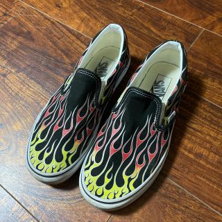 ヴァンズ(VANS)のvans フレイム柄(スニーカー)