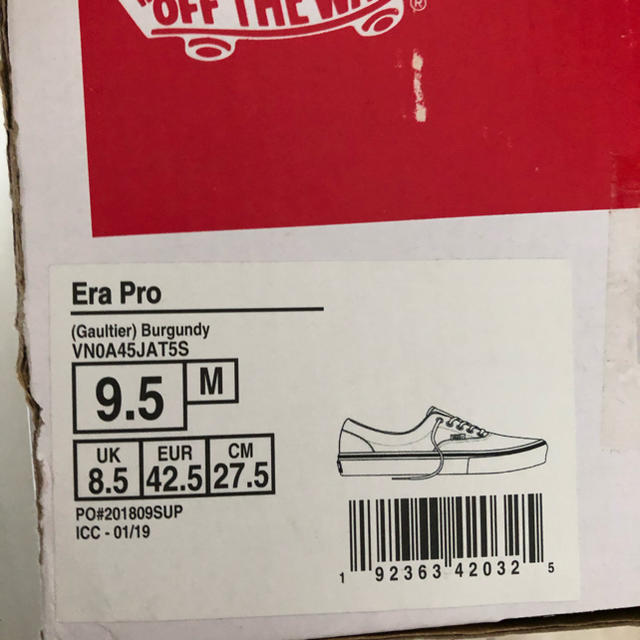 Supreme(シュプリーム)のsupreme vans floral print era pro 27.5 メンズの靴/シューズ(スニーカー)の商品写真