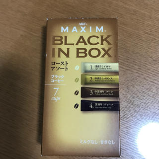 エイージーエフ(AGF)のMAXIM BLACK IN BOX(コーヒー)