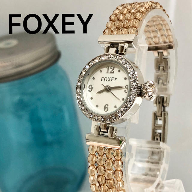 FOXEY(フォクシー)のFOXEY フォクシー時計　レディース腕時計　美品！　新品電池　79 レディースのファッション小物(腕時計)の商品写真