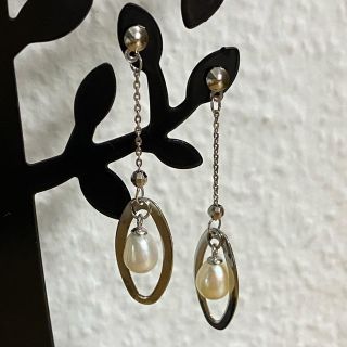 シルバー925本真珠ピアス(ピアス)