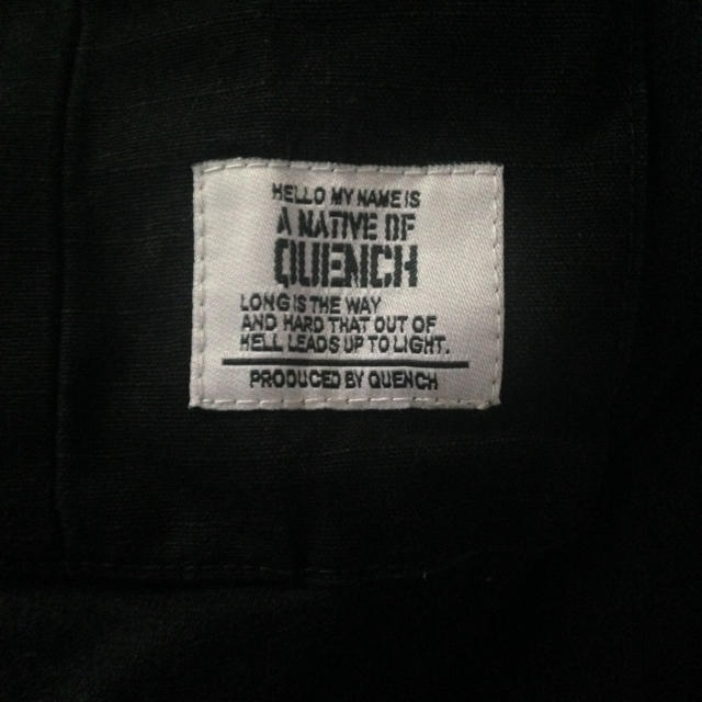 QUENCH 二重襟 ブラック 黒 ミリタリーの通販 by Z｜クエンチならラクマ - QUENCH クエンチ ポロシャツ 新品豊富な