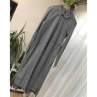 ザラ(ZARA)のZARA ギンガムチェックワンピース(ロングワンピース/マキシワンピース)