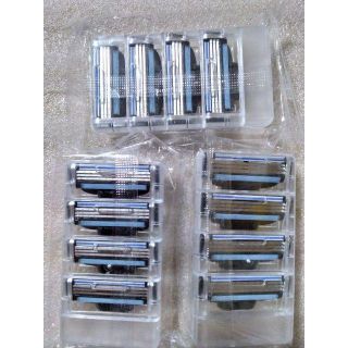♪ジレット マッハシンスリー 互換品 替刃 12個(3袋×4個) blue(カミソリ)