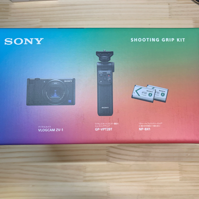 注目 SONY - 新品未開封 SONY ZV-1G SHOOTING GRIP KIT コンパクト
