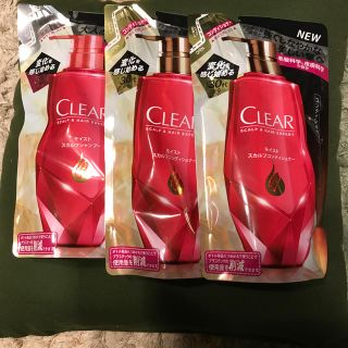 ユニリーバ(Unilever)のCLEAR モイストスカルプシャンプー＆コンディショナー(シャンプー/コンディショナーセット)