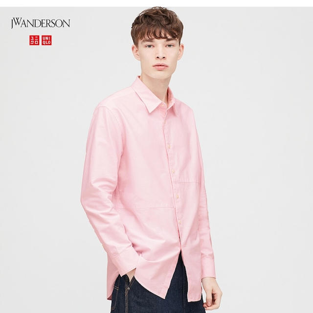 UNIQLO(ユニクロ)のユニクロ×JW ANDERSON オックスフォードMアンダーソン　ピンク メンズのトップス(シャツ)の商品写真