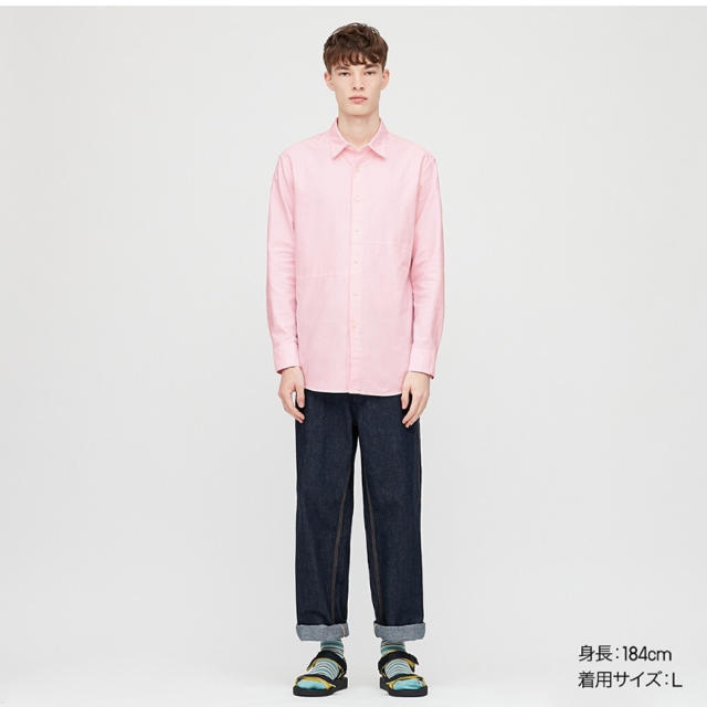 UNIQLO(ユニクロ)のユニクロ×JW ANDERSON オックスフォードMアンダーソン　ピンク メンズのトップス(シャツ)の商品写真