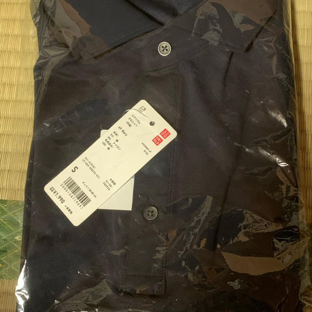 UNIQLO(ユニクロ)のUNIQLO(ユニクロ) -エアリズムポロシャツS 2019S S 紺　Ｓサイズ メンズのトップス(ポロシャツ)の商品写真