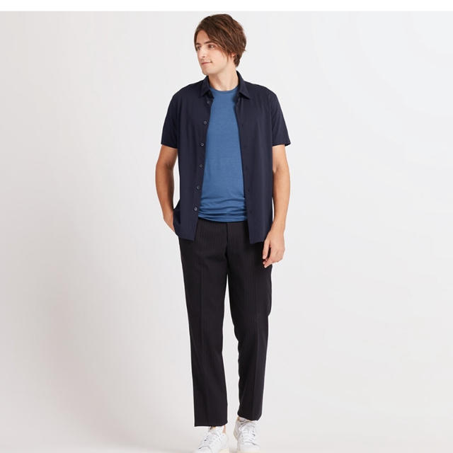 UNIQLO(ユニクロ)のUNIQLO(ユニクロ) -エアリズムフルオープンポロシャツS 2019S S メンズのトップス(ポロシャツ)の商品写真