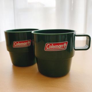 コールマン(Coleman)の【SW限定値下げ！】コールマン プラカップ スタッキングカップ ２個セット ①(食器)