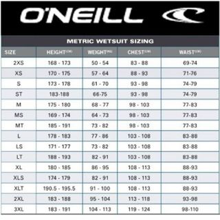 サイズXLオニール　O'NEILL 3/2mm　 ウェットスーツ