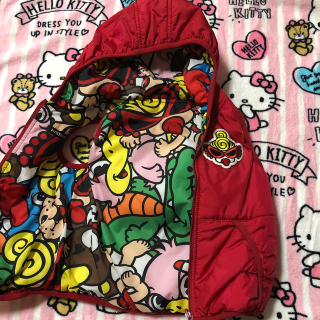 HYSTERIC MINI(ヒステリックミニ)のダウンベスト② キッズ/ベビー/マタニティのキッズ服女の子用(90cm~)(ジャケット/上着)の商品写真