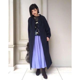 mame - mame kurogouchi 2018AW ウールシャギーロングコートの通販 by ...