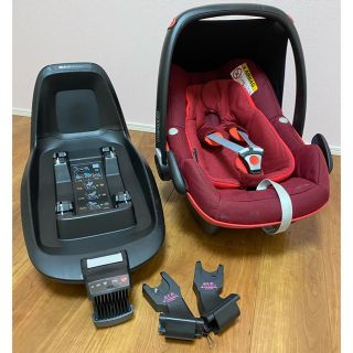 マキシコシ(Maxi-Cosi)のマキシコシ　2wayfix&ペブルプラス&エアバギー用アダプターセット(自動車用チャイルドシート本体)