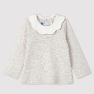 プチバトー(PETIT BATEAU)のきー様専用　プチバトー　36m 衿付きカットソー　グレー(Tシャツ/カットソー)