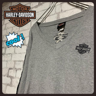 ハーレーダビッドソン(Harley Davidson)の【レア】Harley-Davidson ハーレーダビッドソン/ロンT 刺繍ロゴ(Tシャツ/カットソー(七分/長袖))