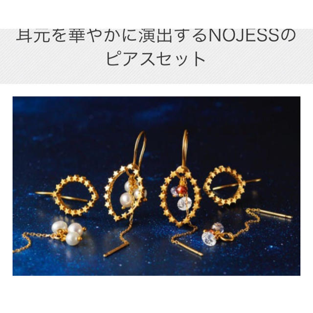 NOJESS(ノジェス)のノジェス(NOJESS)2017年クリスマス限定ピアスセット レディースのアクセサリー(ピアス)の商品写真