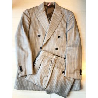 スーツカンパニー(THE SUIT COMPANY)の[ヨッピ様専用] オーダースーツ ダブルブレスト ベージュ YA4 165-8(セットアップ)