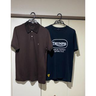 ポールスミス(Paul Smith)の◆SALE◆ポールスミス　ポロシャツ／プリントＴシャツ2枚セット　XL／Lサイズ(ポロシャツ)