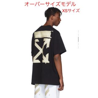 未使用タグ付き off-white テープアロー オーバーサイズ tシャツ