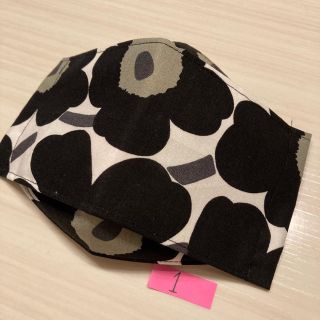 マリメッコ(marimekko)のボックス　インナーマスク　黒1(その他)