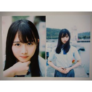 ケヤキザカフォーティーシックス(欅坂46(けやき坂46))の上村ひなの 日向坂46 写真集 立ち漕ぎ ブロマイド 生写真 ローソン 日向坂(アイドルグッズ)