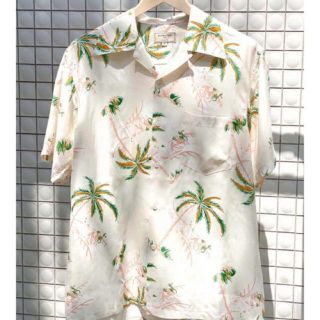 メゾンキツネ(MAISON KITSUNE')の【XS】MAISON KITSUNE メゾンキツネ　コナベイハワイ アロハシャツ(シャツ)