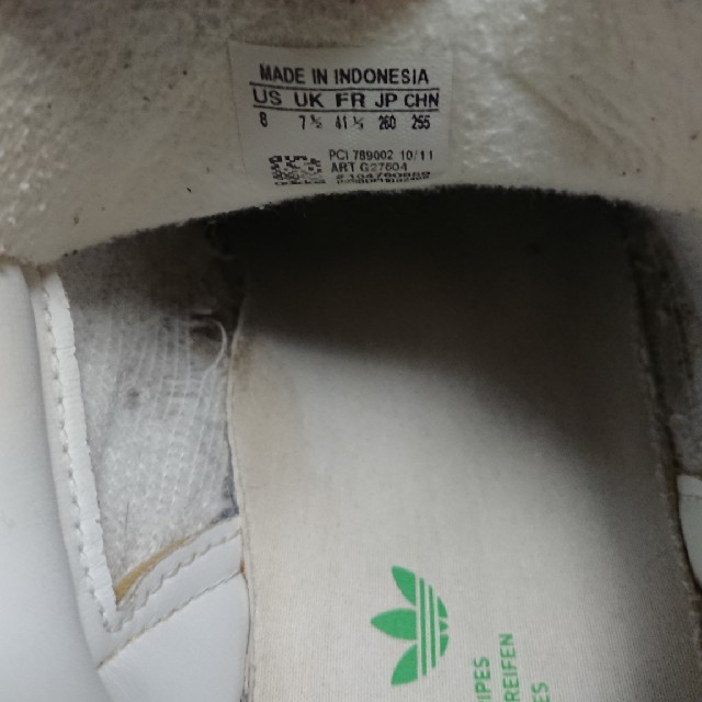 adidas(アディダス)の2010年製 アディダス adidas スタンスミス 26㎝ ホワイト　 メンズの靴/シューズ(スニーカー)の商品写真