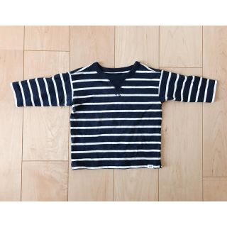 ギャップキッズ(GAP Kids)のGAP ボーダーTシャツ 7分丈 95 2years(Tシャツ/カットソー)