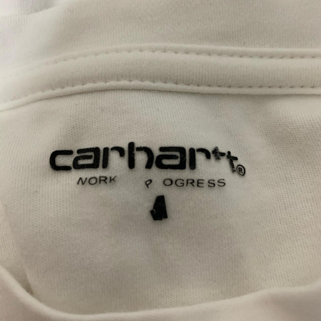 carhartt(カーハート)のカーハート　carhartt 長袖　Tシャツ　白 メンズのトップス(Tシャツ/カットソー(七分/長袖))の商品写真