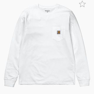 カーハート(carhartt)のカーハート　carhartt 長袖　Tシャツ　白(Tシャツ/カットソー(七分/長袖))