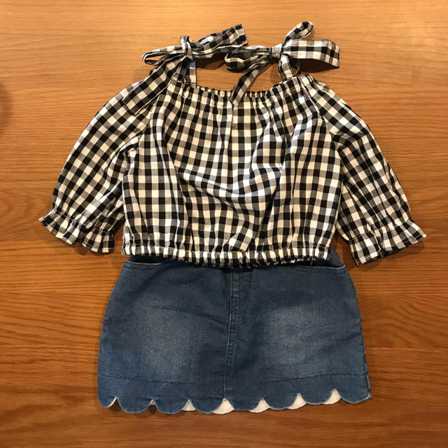 petit main(プティマイン)の★Cavy様専用★ギンガムチェック　シャツ キッズ/ベビー/マタニティのベビー服(~85cm)(シャツ/カットソー)の商品写真