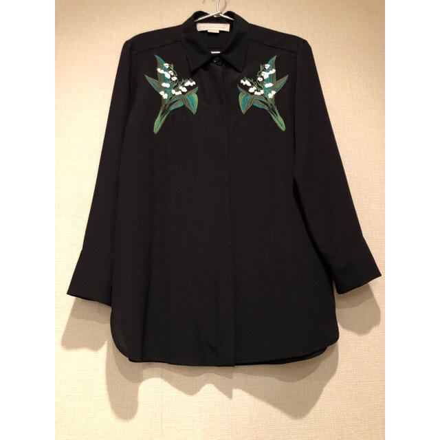 Stella McCartney(ステラマッカートニー)のSTELLA McCARTNEY すずらん　ブラウス　ブラック レディースのトップス(シャツ/ブラウス(長袖/七分))の商品写真