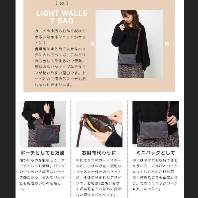 2019 ラシット 3 SET BAG  ショルダーバッグ　ウォレットバッグ 3