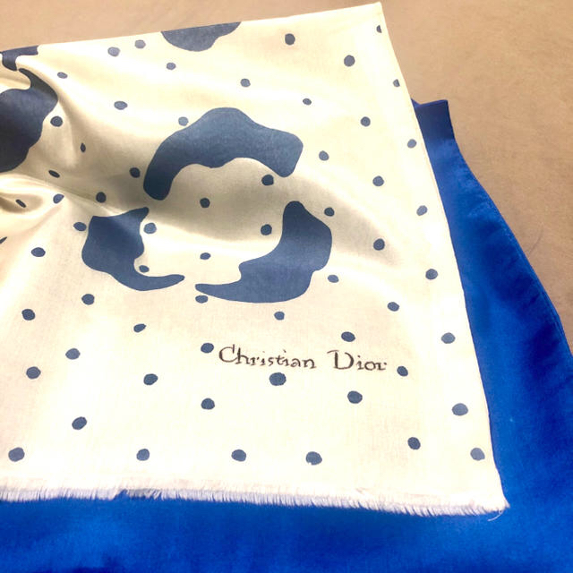 Christian Dior 2色スカーフ【未使用】 - バンダナ/スカーフ