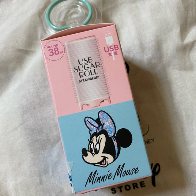 Disney(ディズニー)のディズニー　ミニー　USB ホットカーラー コスメ/美容のヘアケア/スタイリング(カーラー(マジック/スポンジ))の商品写真