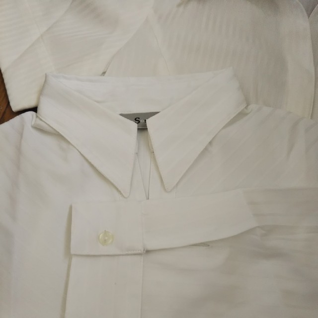 ブラウス2枚セット ホワイト レディースのトップス(シャツ/ブラウス(長袖/七分))の商品写真
