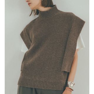 アメリヴィンテージ(Ameri VINTAGE)のCLANE SQUARE SLEEVE KNIT VEST(ニット/セーター)