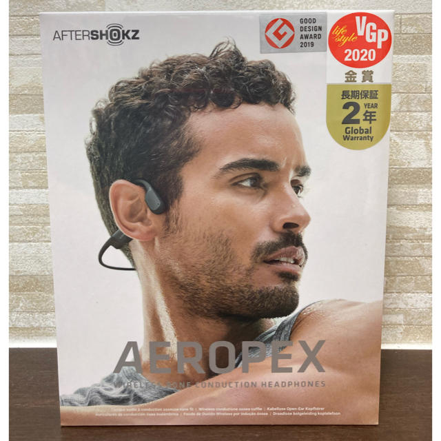 新品未開封！骨伝導ワイヤレスヘッドフォン  AfterShokz AeropexAFTERSHOKZ